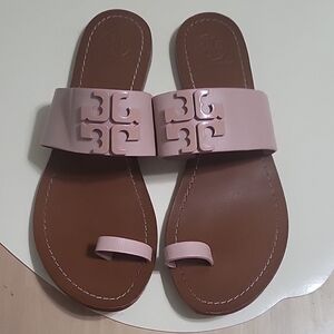 Tory Burch Pink Slide Sandals